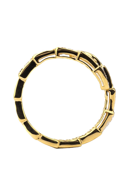 Кольцо из лимонного золота c бриллиантами