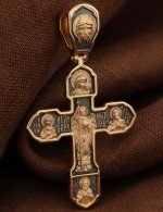 Крест из золота 585 пробы