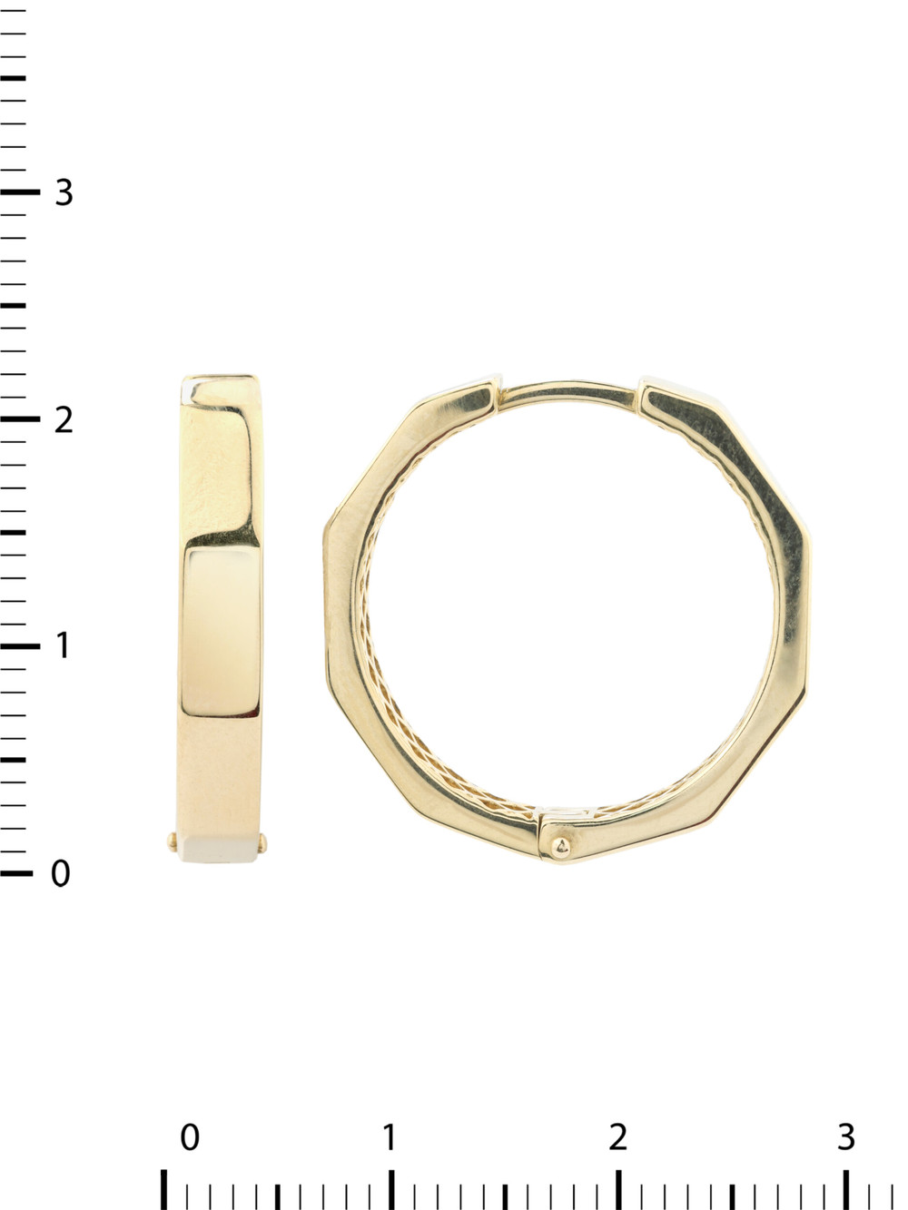 Серьги из лимонного золота