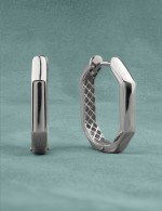 Серьги из белого золота 585 пробы