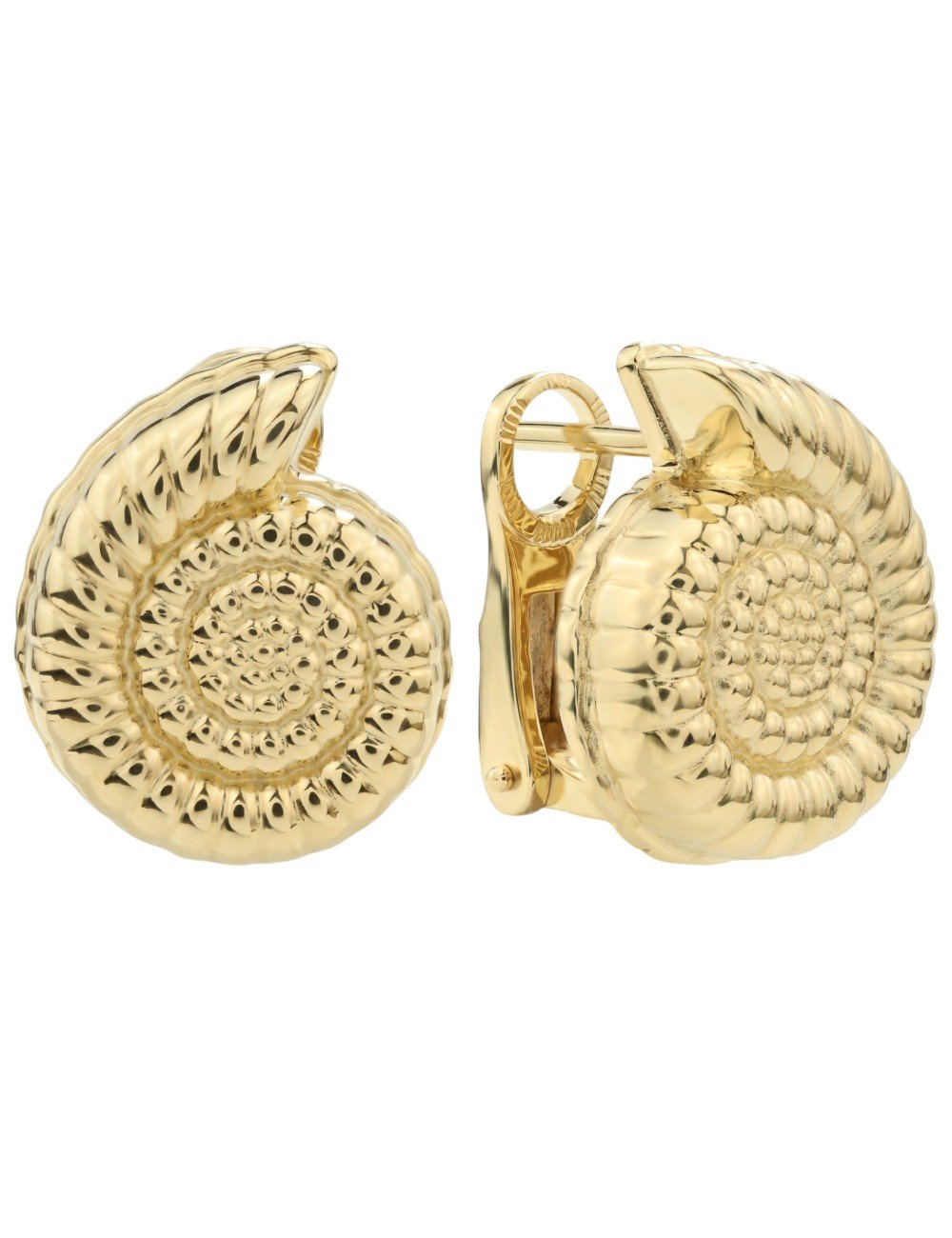 Серьги из лимонного золота