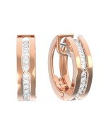 Серьги из золота 585 пробы c бриллиантами