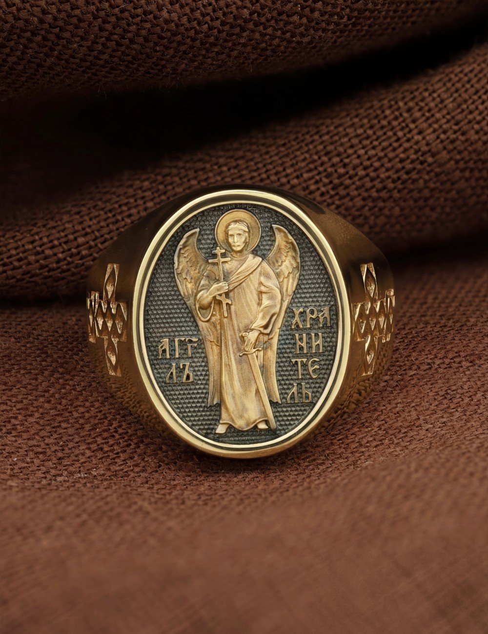 Кольцо из лимонного золота 585 пробы