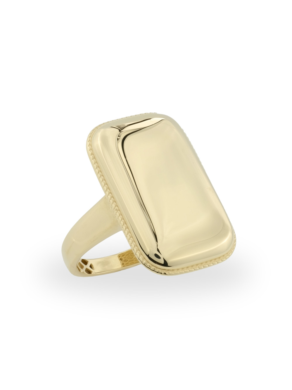 Кольцо из лимонного золота