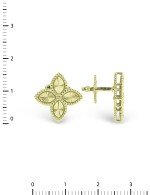 Серьги из лимонного золота 585 пробы