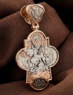 Крест из золота 585 пробы
