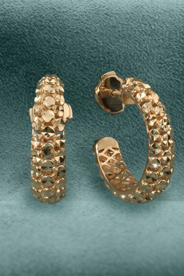 Серьги из золота 585 пробы