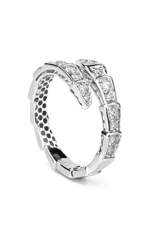 Кольцо из белого золота c бриллиантами