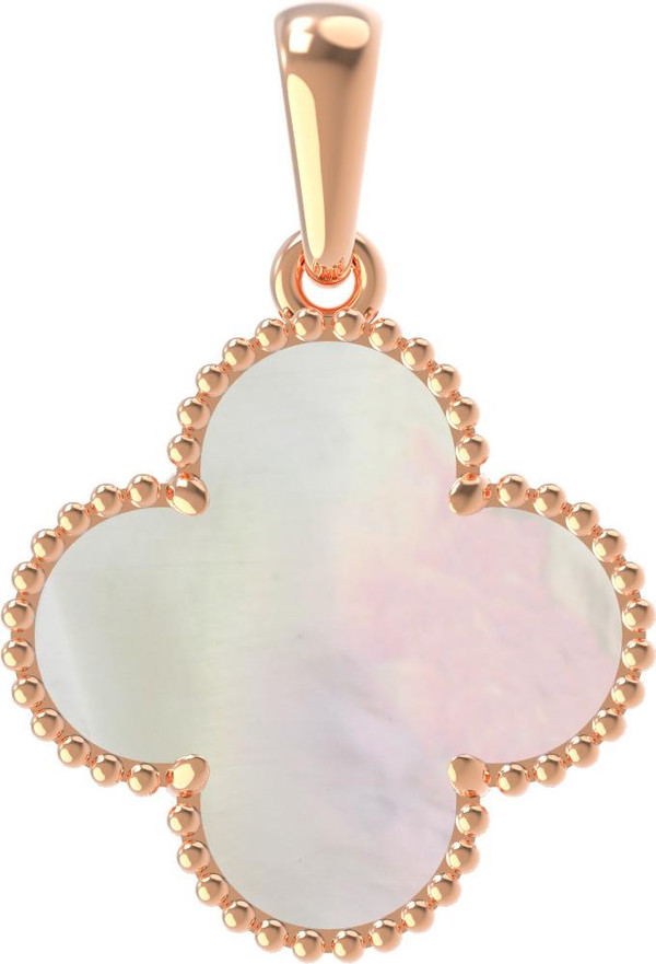 Подвеска из золота c перламутром