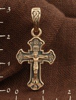 Крест из золота 585 пробы