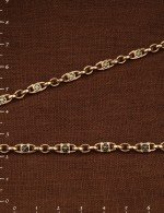 Цепь из золота 585 пробы c эмалью