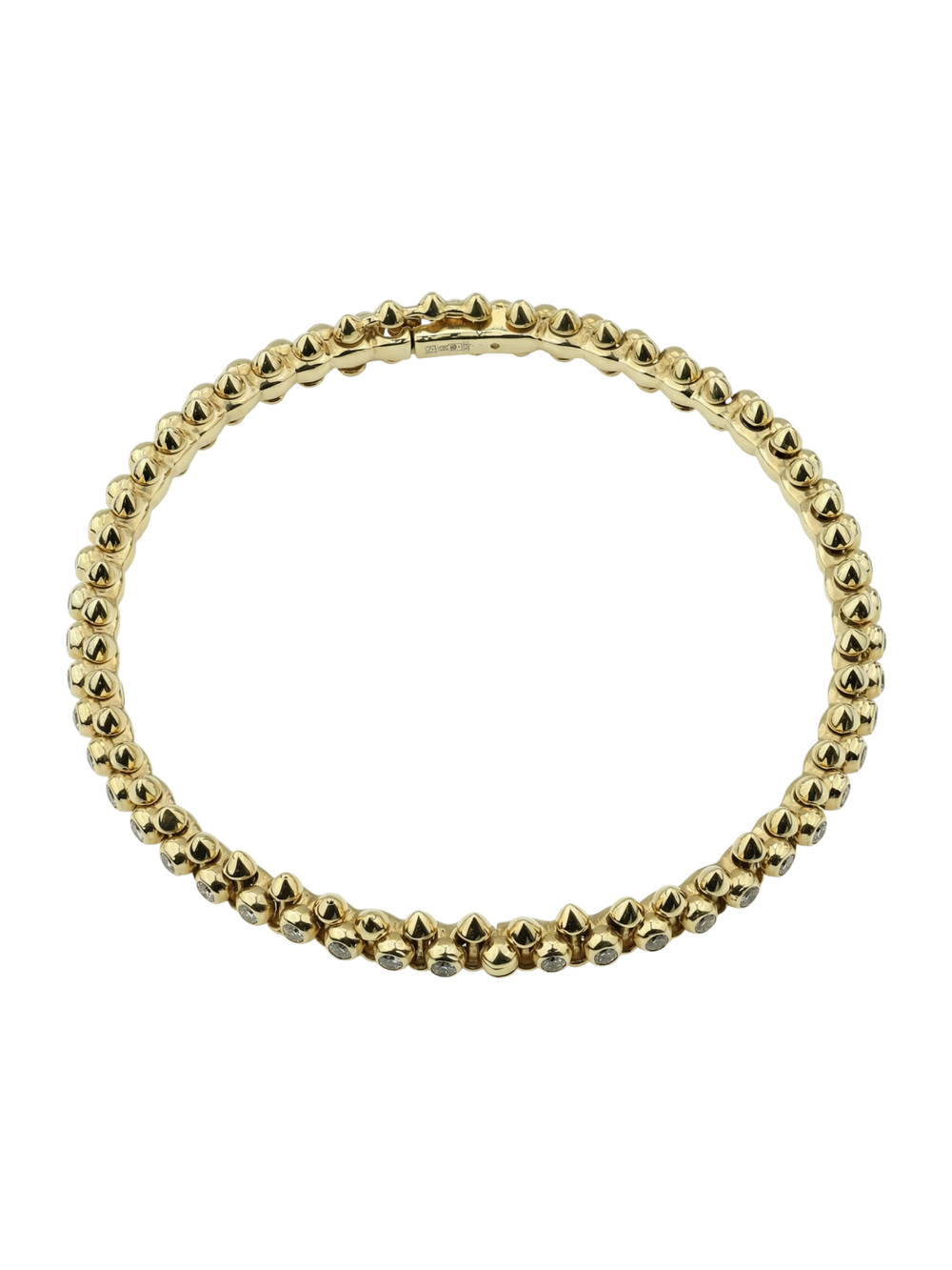 Браслет из лимонного золота c бриллиантами