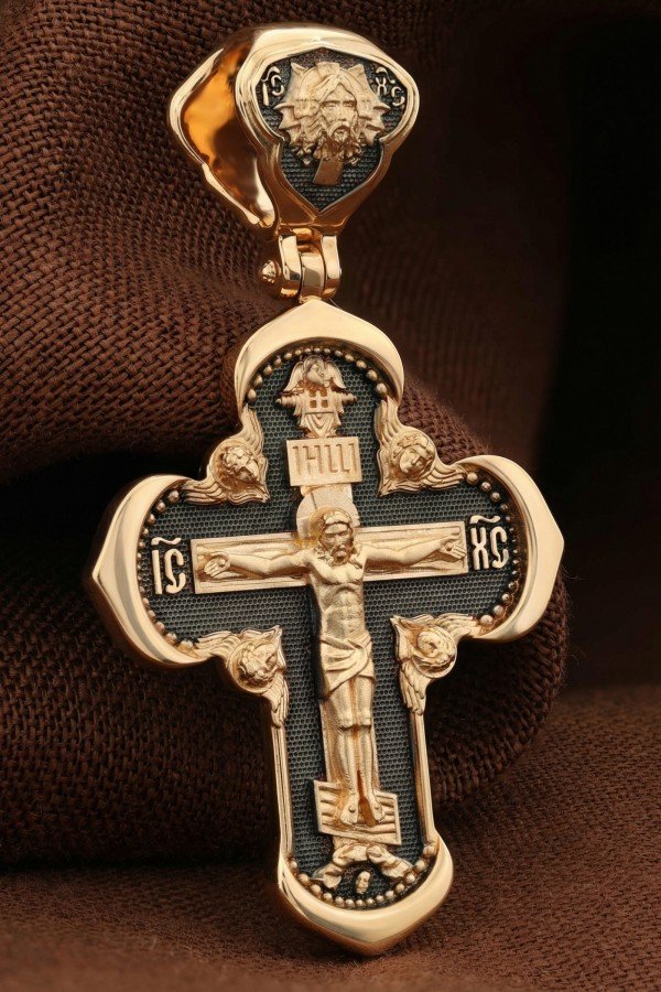 Крест из золота 585 пробы