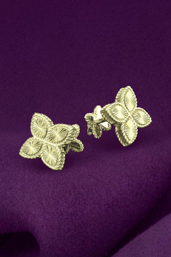 Серьги из лимонного золота 585 пробы