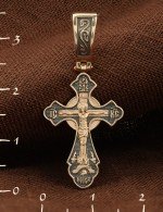 Крест из золота 585 пробы
