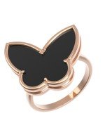 Кольцо из золота 585 пробы c ониксом
