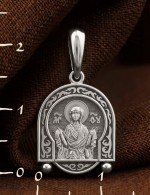 Образок из белого золота 585 пробы