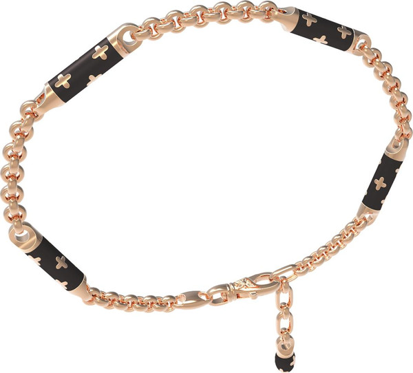 Браслет из золота c эмалью