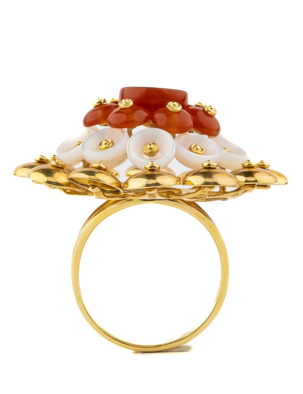 Кольцо из лимонного золота