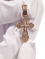 Крест из золота 585 пробы