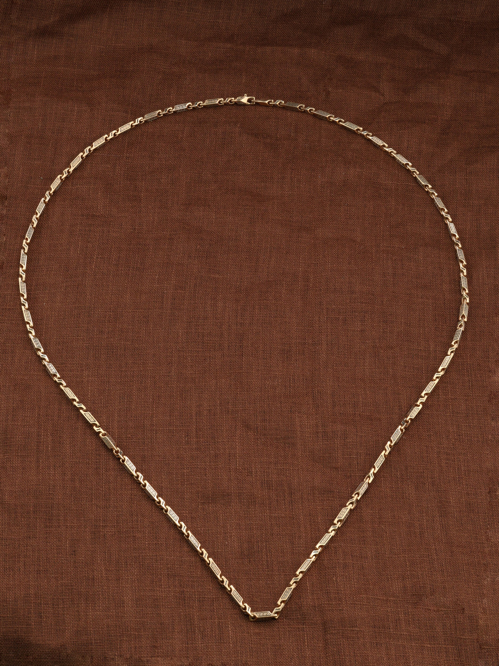 Цепь из лимонного золота