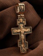 Крест из золота 585 пробы