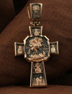 Крест из золота 585 пробы