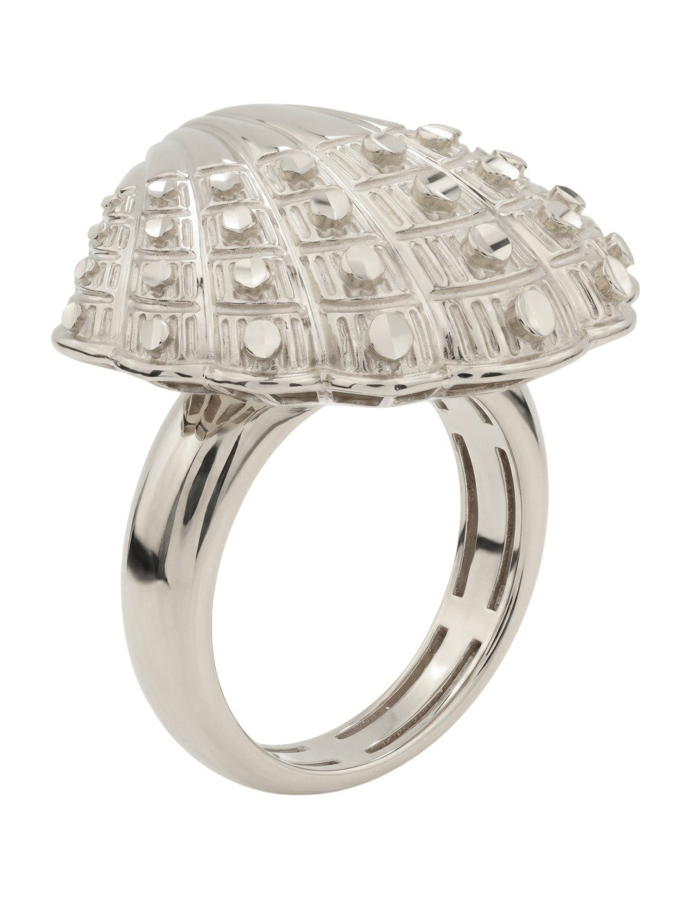 Кольцо из белого золота c рубином