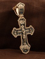 Крест из золота 585 пробы