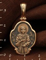 Образок из золота 585 пробы