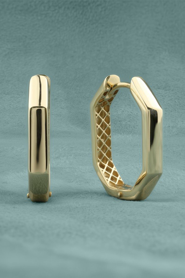 Серьги из лимонного золота 585 пробы
