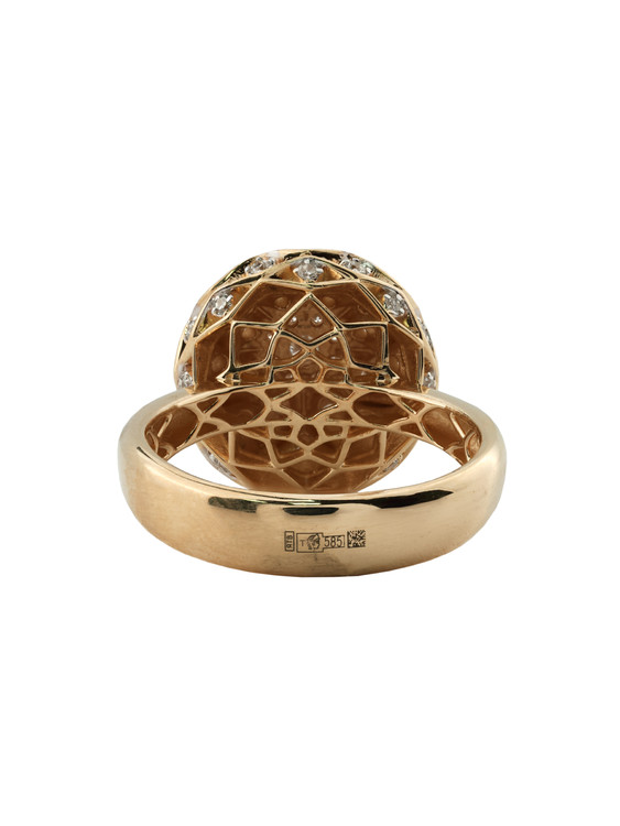 Кольцо из золота c бриллиантами