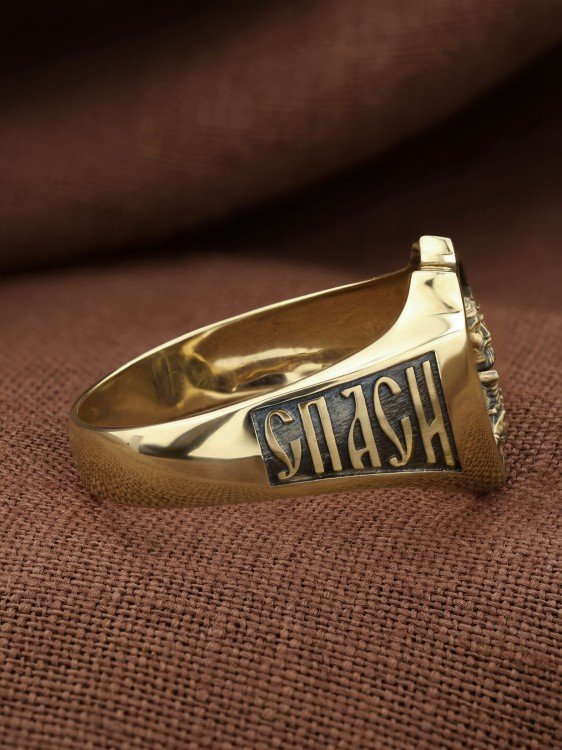 Кольцо из лимонного золота