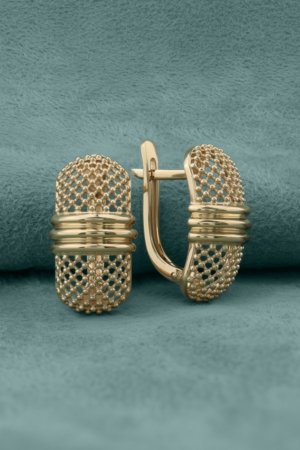 Серьги из золота 585 пробы