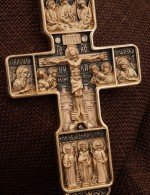 Крест из золота 585 пробы