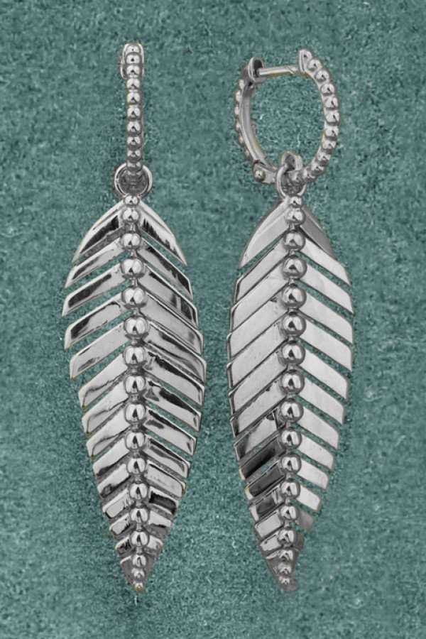 Серьги из белого золота