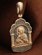 Образок из золота 585 пробы
