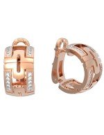 Серьги из золота 585 пробы c бриллиантами
