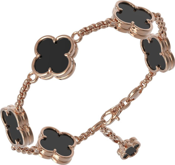 Браслет из золота c ониксом