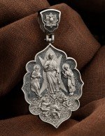 Образок из белого золота 585 пробы