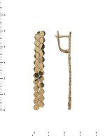 Серьги из золота 585 пробы