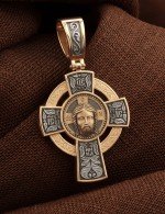Крест из золота 585 пробы