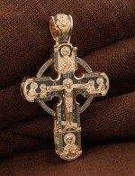 Крест из золота 585 пробы