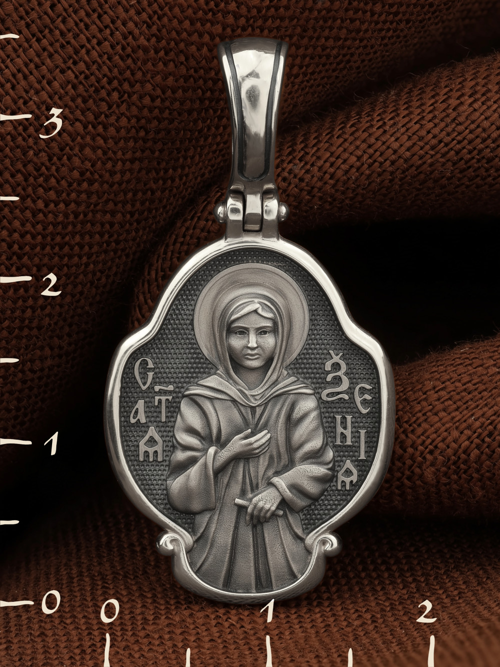 Образок из белого золота