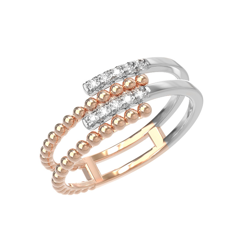 Кольцо из золота c бриллиантами