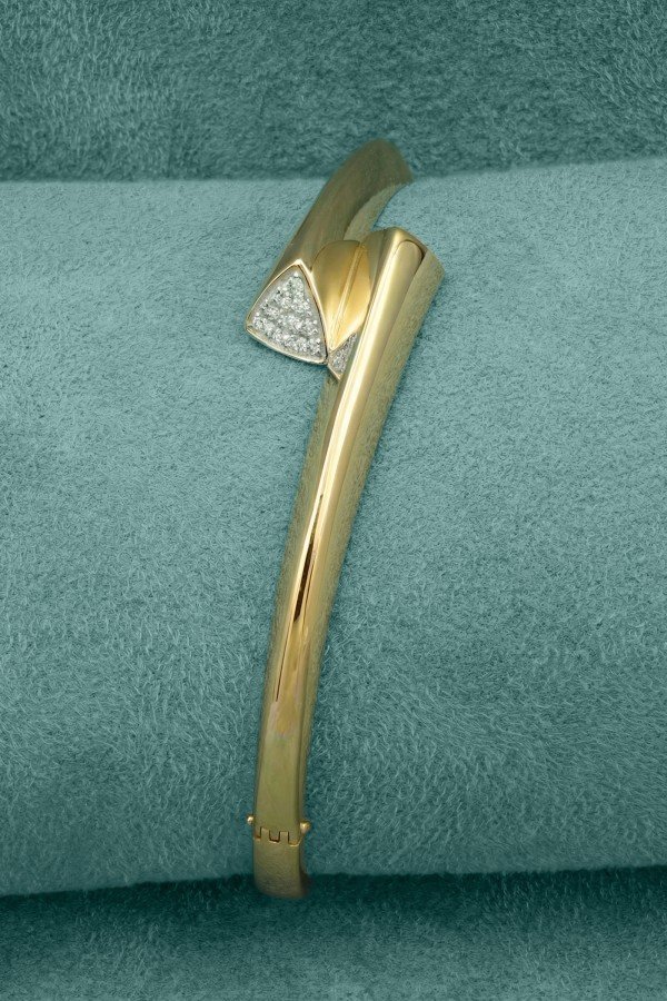 Браслет из лимонного золота c бриллиантами