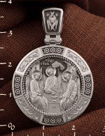 Образок из белого золота