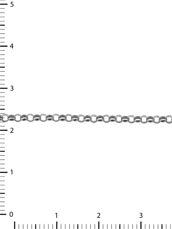 Цепь из белого золота