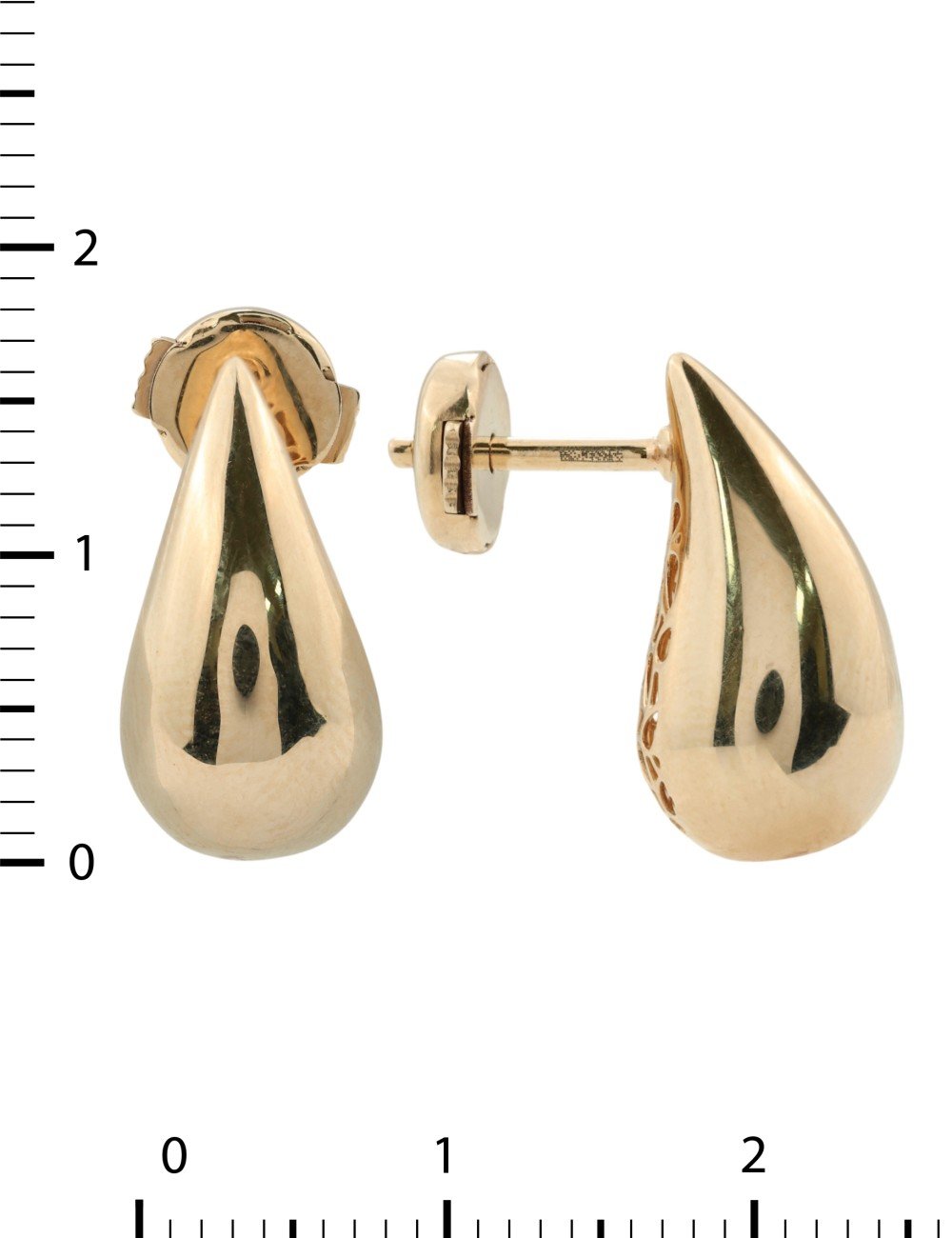 Серьги из золота 585 пробы