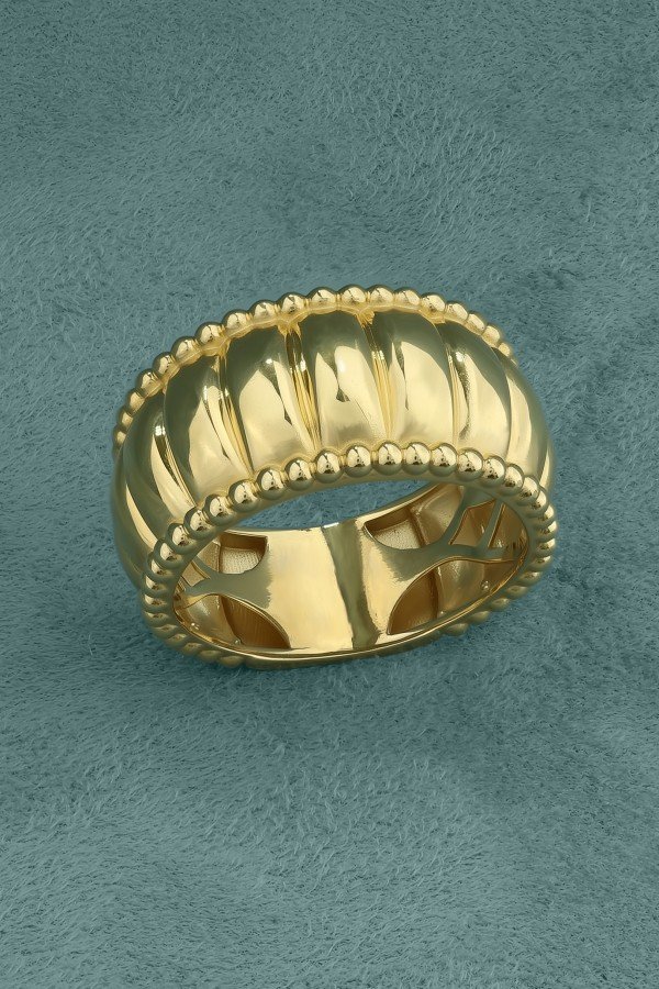 Кольцо из лимонного золота 585 пробы